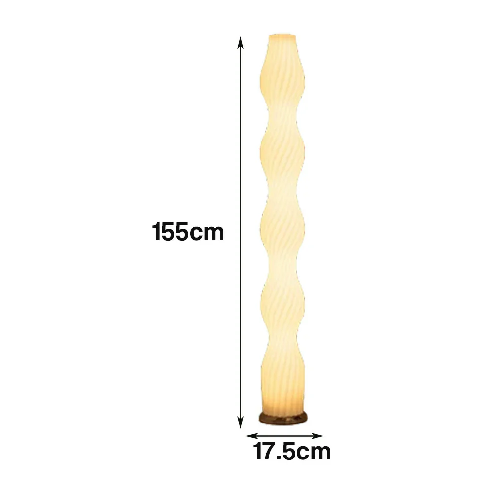 LIVARA Floor Lamp Comfortable Lighting Iron Body Rose Gold Colour Clear Shade Heavy-Duty Base - Image 5
