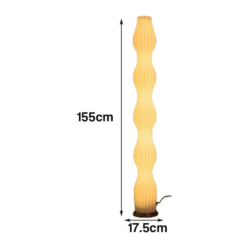 LIVARA Floor Lamp Eye-Friendly Light Iron Body Rose Gold Colour Clear Shade Minimalist Style - Image 5