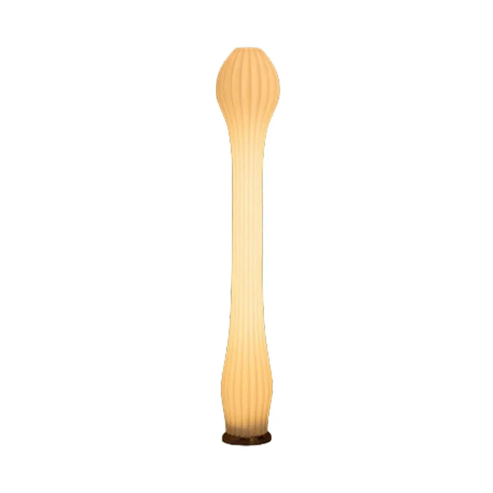 LIVARA Floor Lamp Flicker-Free Lighting Iron Frame Rose Gold Colour Clear Shade for Modern Homes