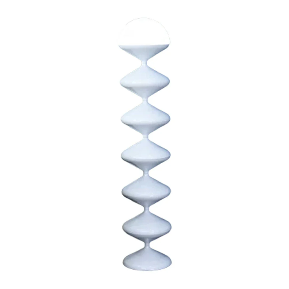 LIVARA Floor Lamp Soft Ambient Lighting Premium Finish White Metal Body Stable Base Modern Style