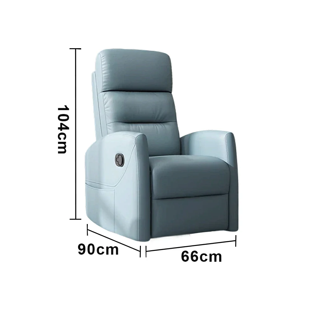 LIVARA Electric Assist Sofa, One-Touch Sit-to-Stand Assist, Skin-Friendly Upholstery, Alloy Steel Frame, Quiet Stable Lift - Blue - Image 5