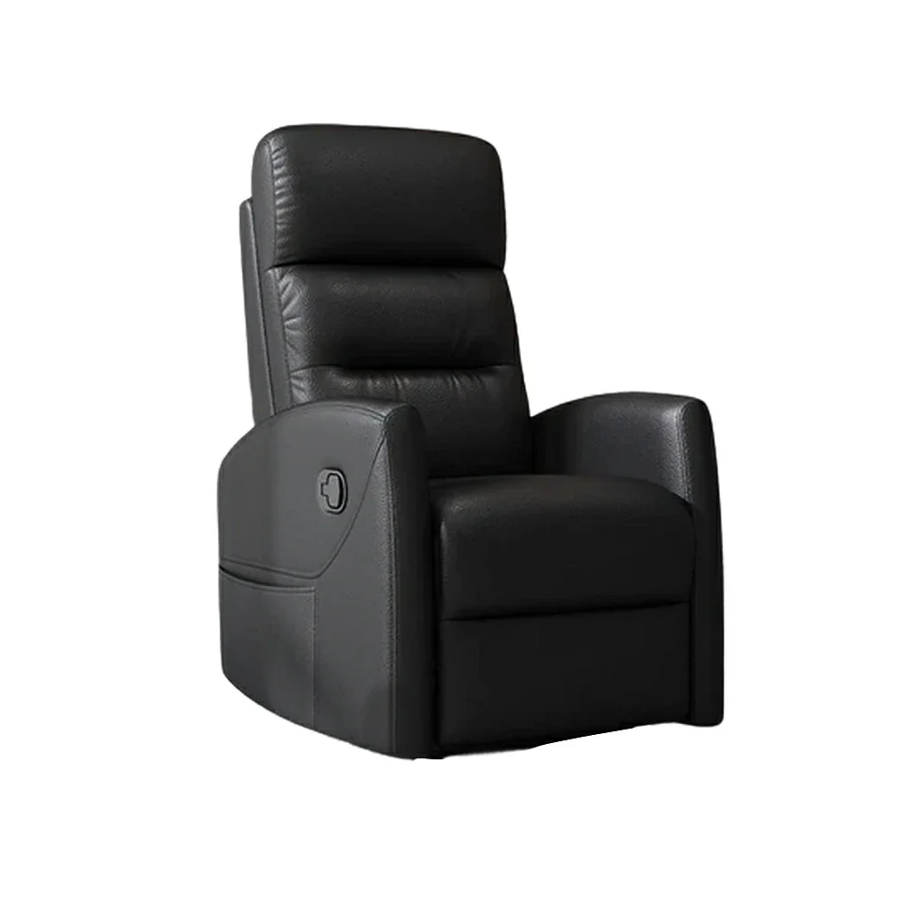 LIVARA Electric Assist Sofa, One-Touch Sit-to-Stand Assist, Skin-Friendly Upholstery, Alloy Steel Frame, Quiet Stable Lift - Black