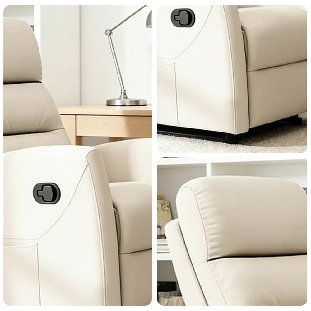 LIVARA Electric Assist Sofa, One-Touch Sit-to-Stand Assist, Skin-Friendly Upholstery, Alloy Steel Frame, Quiet Stable Lift - White - Image 3