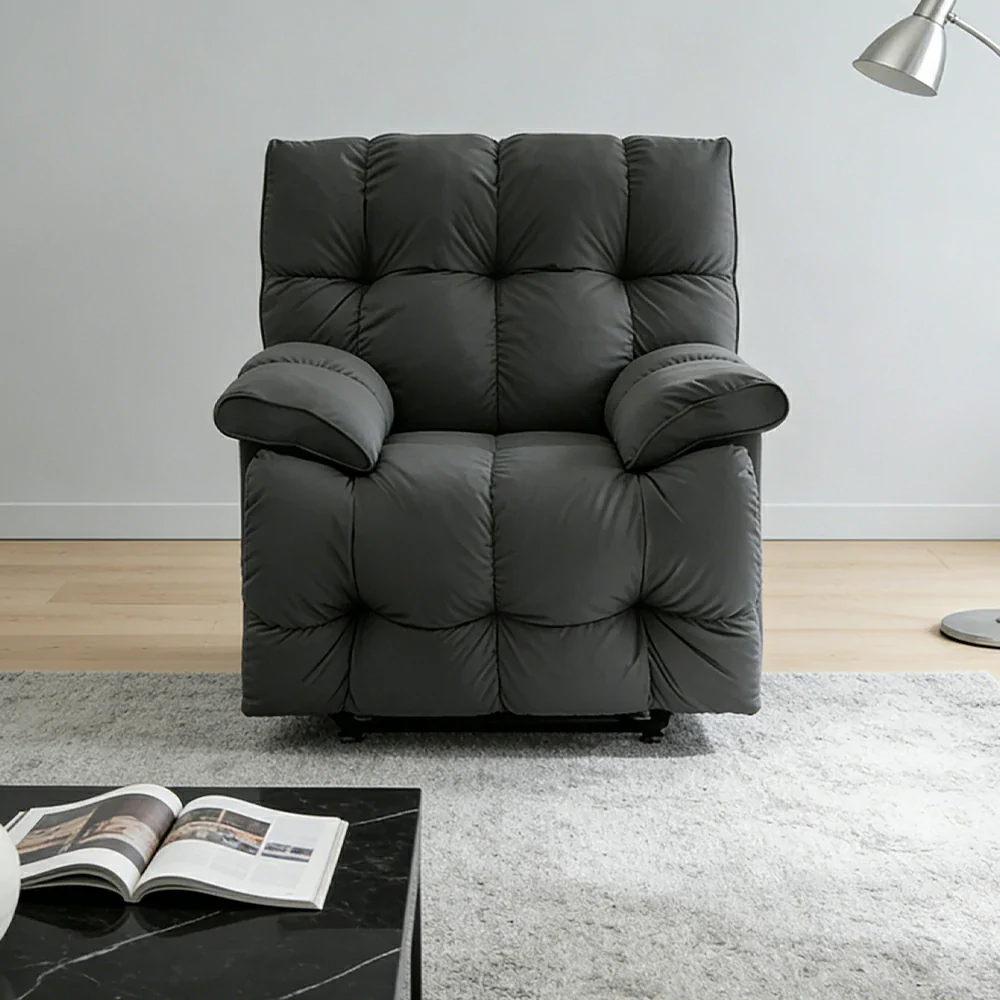 LIVARA Electric Assist Sofa, Smooth Lift Support, Cat-Scratch Resistant Upholstery, Alloy Frame, Extended Footrest Comfort - Grey - Image 4