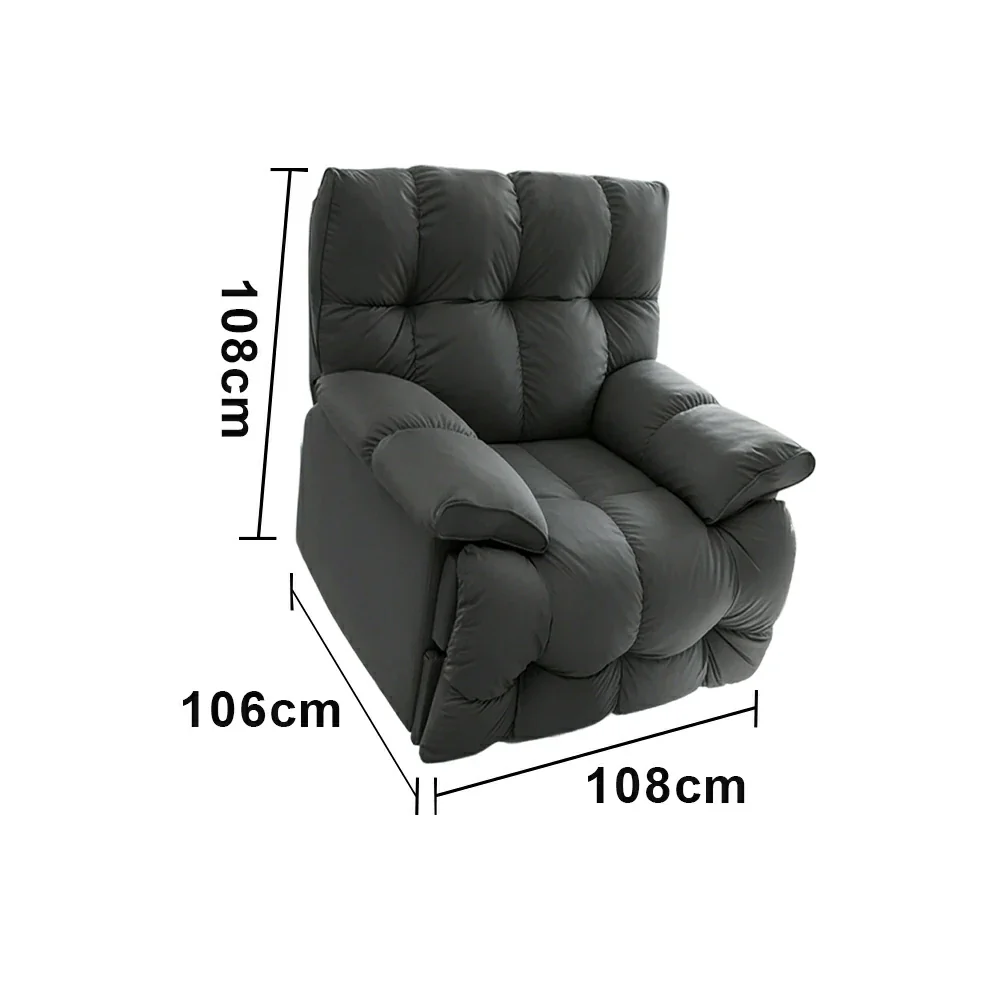 LIVARA Electric Assist Sofa, Smooth Lift Support, Cat-Scratch Resistant Upholstery, Alloy Frame, Extended Footrest Comfort - Grey - Image 5