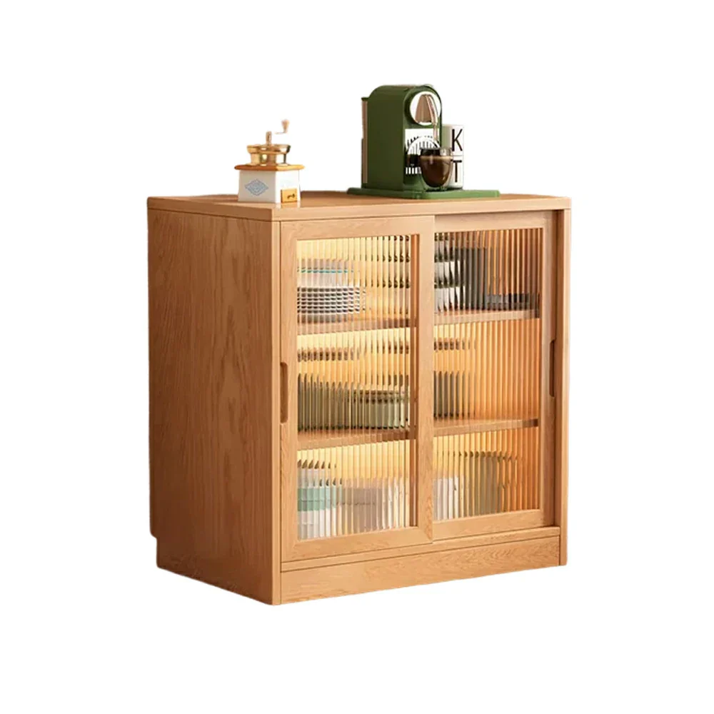 LIVARA 100cm Kitchen Buffet Cabinet - Wide Countertop Design with Solid Wood Construction, Spacious Storage & Quiet Hardware