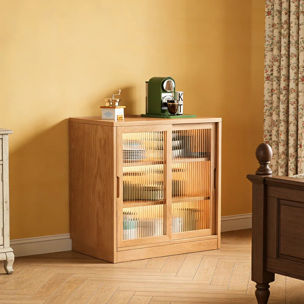 LIVARA 100cm Kitchen Buffet Cabinet - Wide Countertop Design with Solid Wood Construction, Spacious Storage & Quiet Hardware - Image 2