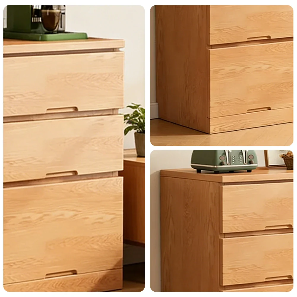 LIVARA 6-Drawer 120cm Sideboard Cabinet - Wide Countertop Design with Solid Wood Construction, Spacious Storage & Quiet Hardware - Image 3