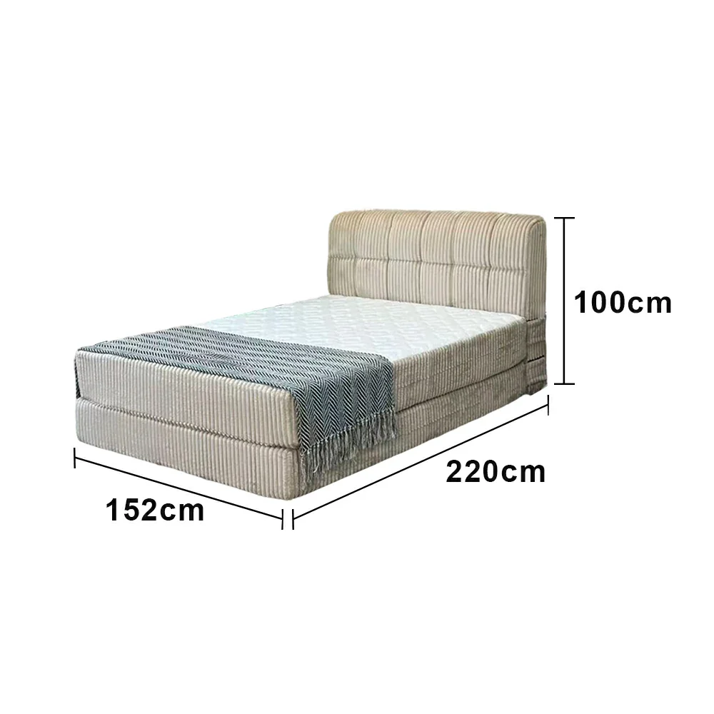 LUXORA B602 Minimalist Bed - High-Resilience Support System, Eco-Friendly Breathable Materials, Noise-Reduced Structure - Image 6