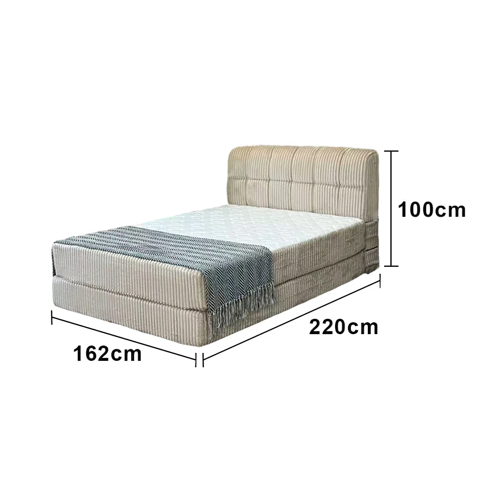 LUXORA B602 Minimalist Bed - High-Resilience Support System, Eco-Friendly Breathable Materials, Noise-Reduced Structure - Image 7