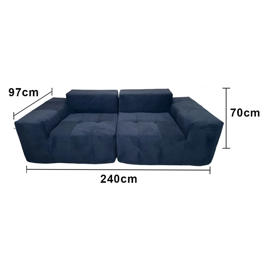 LUXORA B312C 220/240/260cm Sofa Compressible Packaging Quick Rebound Cushion High Density Foam Core Space Saving Design - Image 6