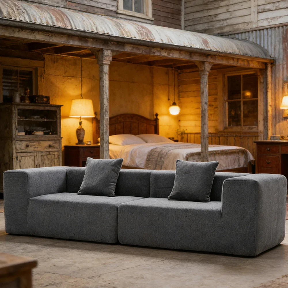 LUXORA B309A 200/260/300cm Sofa Compressible Packaging Quick Rebound Cushion High Density Foam Core Space Saving Design - Image 2