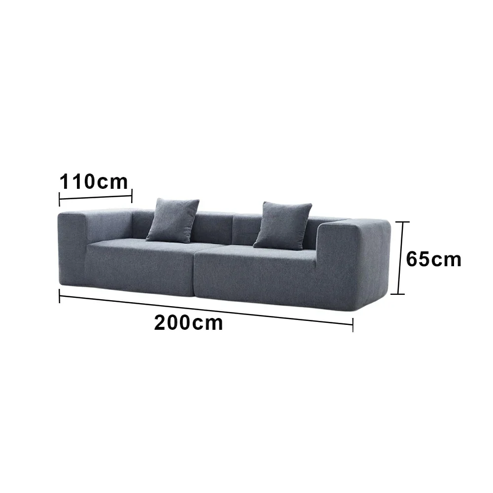 LUXORA B309A 200/260/300cm Sofa Compressible Packaging Quick Rebound Cushion High Density Foam Core Space Saving Design - Image 5