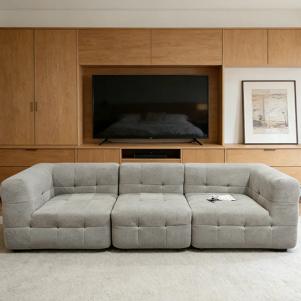LUXORA B307D Sofa Compressible Packaging Quick Rebound Cushion High Density Foam Core Space Saving Design - Image 2