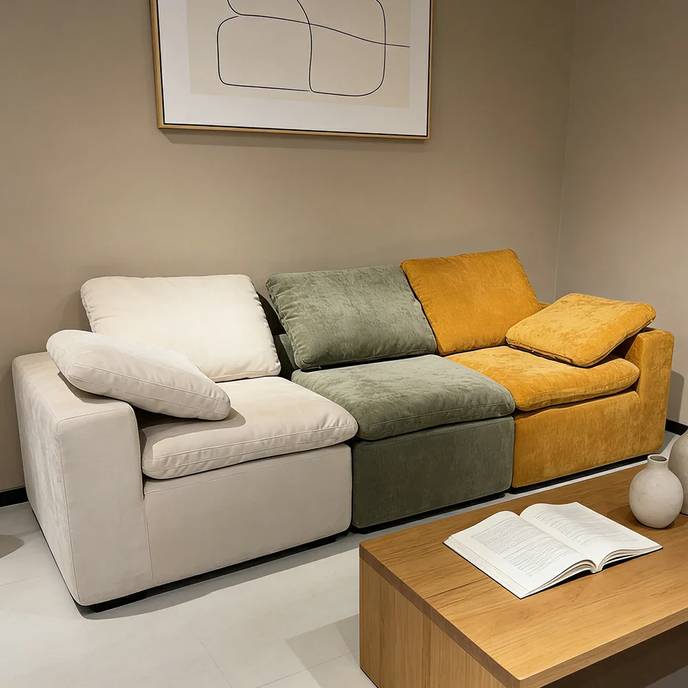 LUXORA B306E 280/300cm Sofa Compressible Packaging Quick Rebound Cushion High Density Foam Core Space Saving Design - Image 4