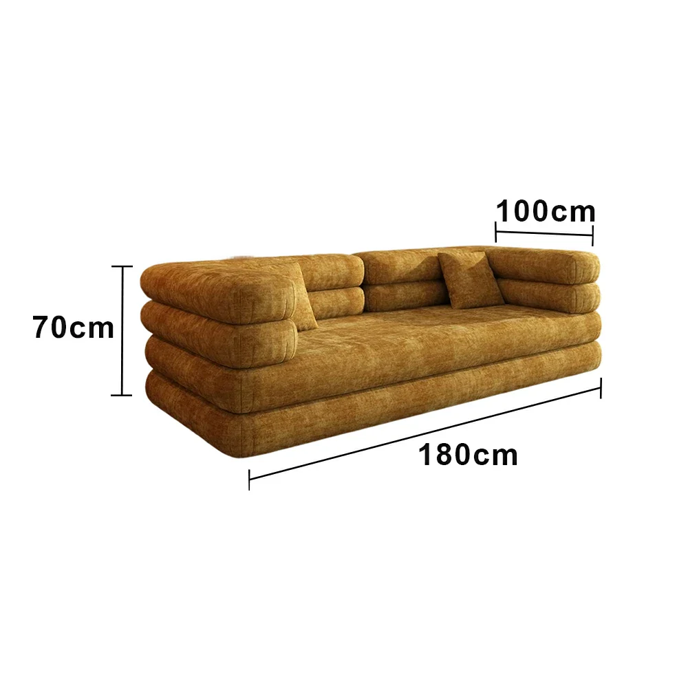 LUXORA B108A 180/200cm Sofa Compressible Packaging Quick Rebound Cushion High Density Foam Core Space Saving Design - Image 5