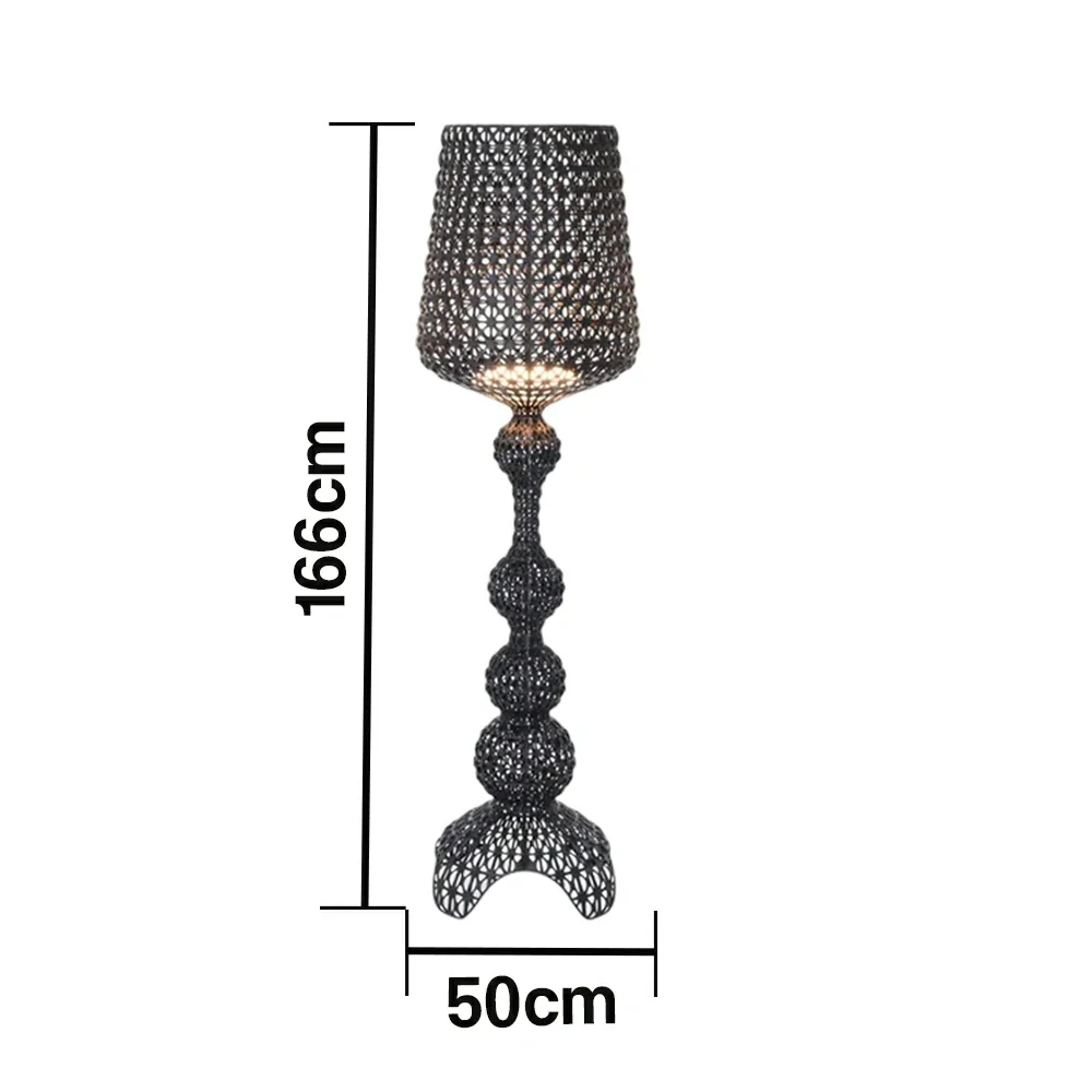LUXORA Floor Lamp Elegant Ambient Lighting Fabric Shade Sturdy Metal Frame Adjustable Light Direction - Black - Image 5