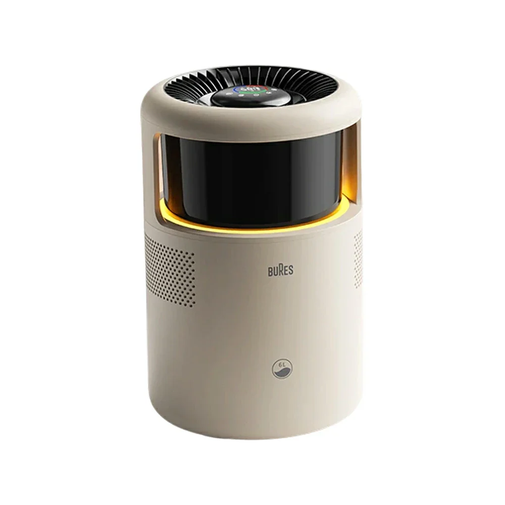 NEVORA Smart AI Humidifier - WiFi Control, 400ml/h Fast Humidification, Ultra Quiet for Baby, Sterilisation Design - Cream White
