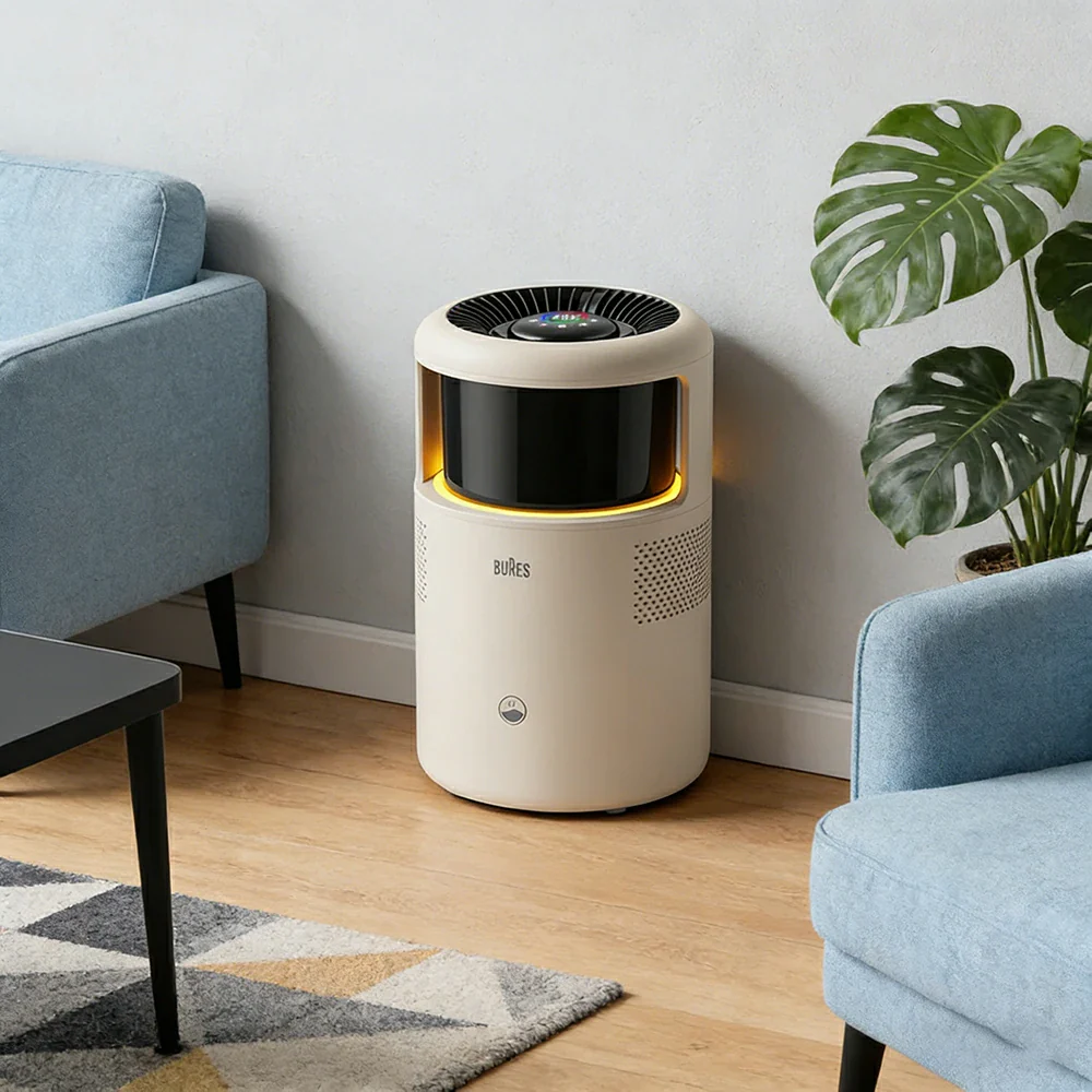 NEVORA Smart AI Humidifier - WiFi Control, 400ml/h Fast Humidification, Ultra Quiet for Baby, Sterilisation Design - Cream White - Image 2