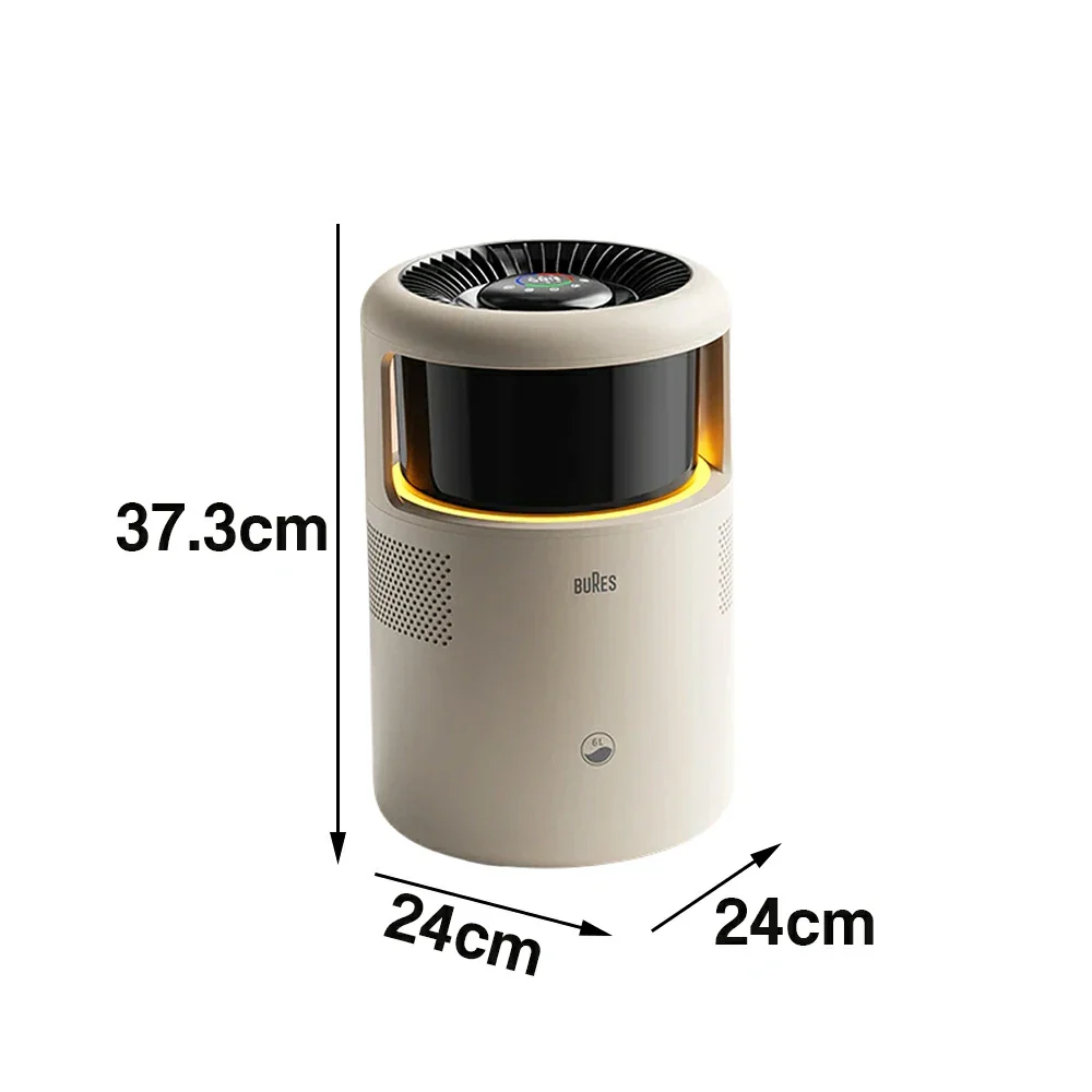 NEVORA Smart AI Humidifier - WiFi Control, 400ml/h Fast Humidification, Ultra Quiet for Baby, Sterilisation Design - Cream White - Image 5