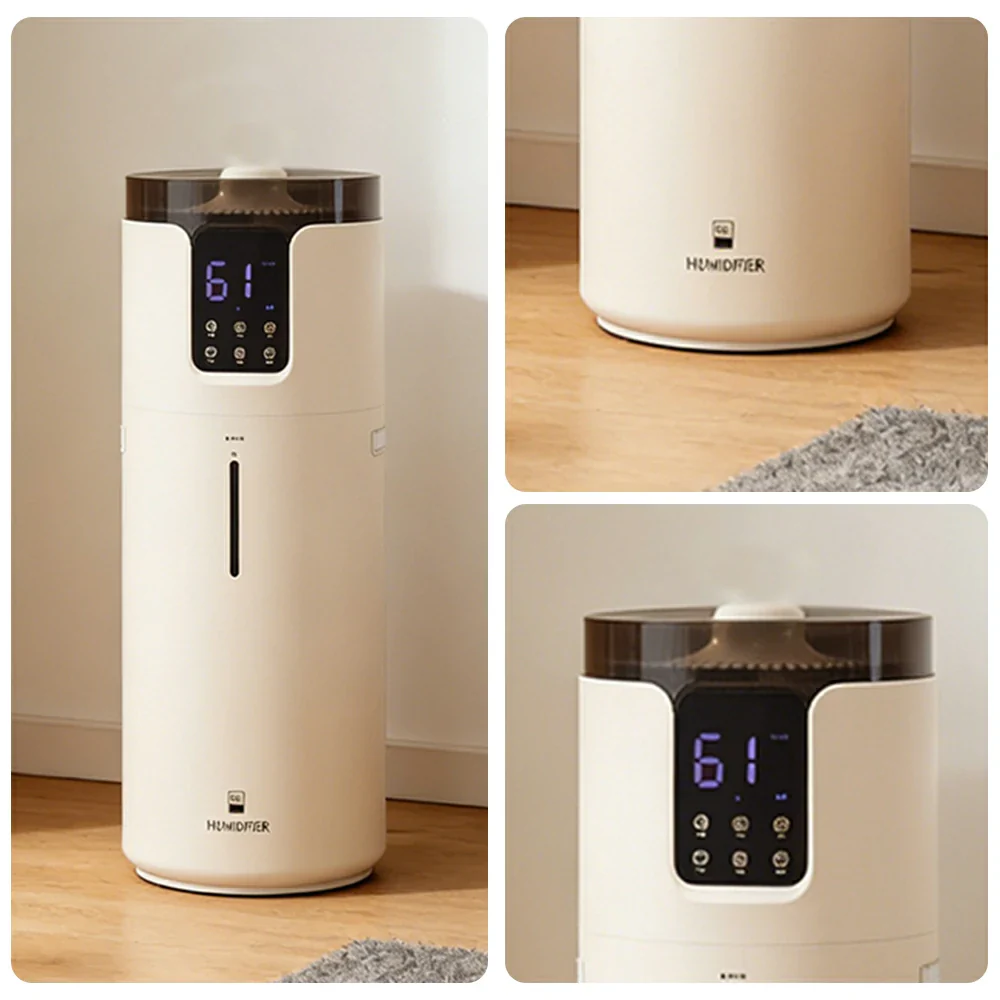 NEVORA Smart UV Sterilising Humidifier - 16L Large Capacity, Remote Control, Intelligent Humidity, Quiet Operation - White - Image 3