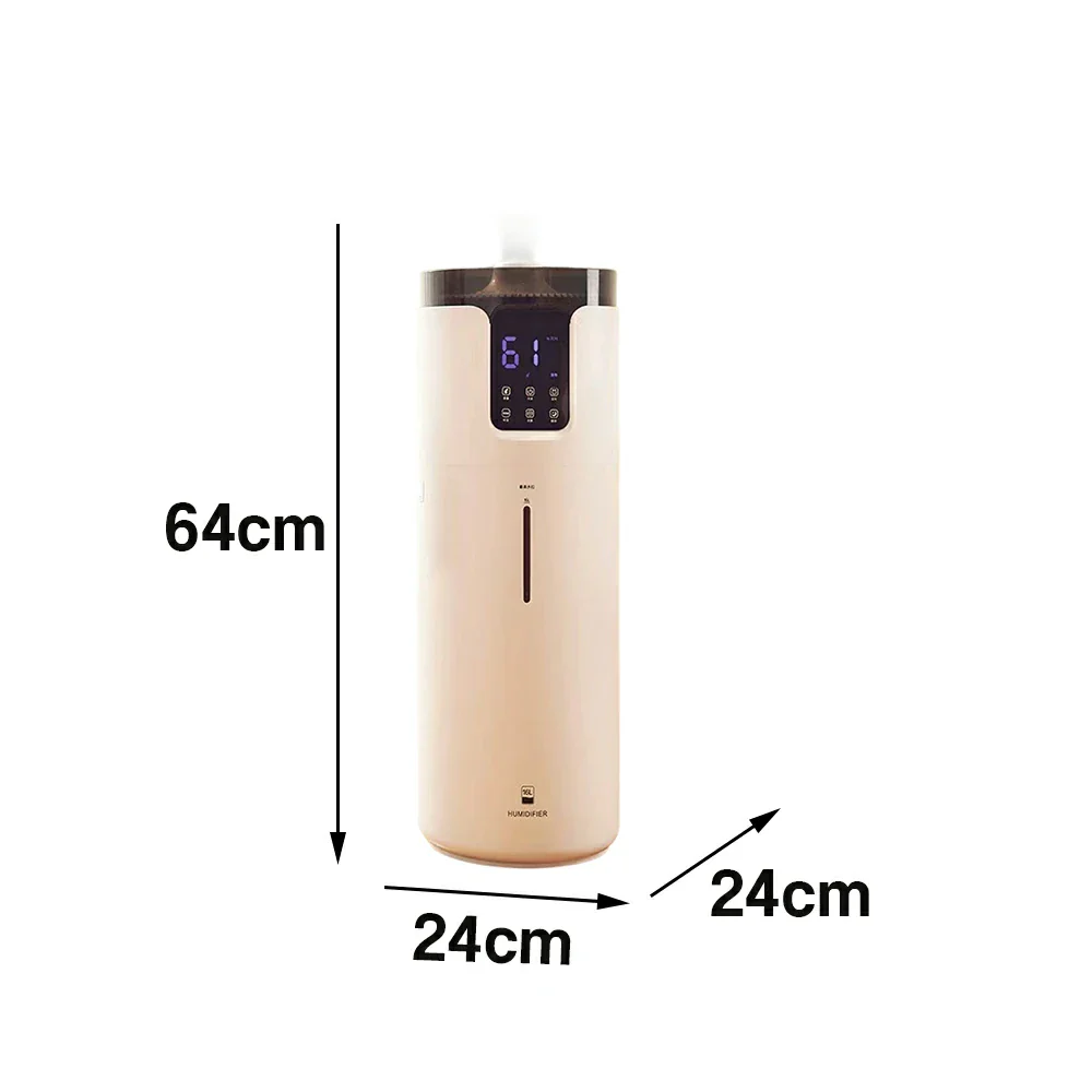 NEVORA Smart UV Sterilising Humidifier - 16L Large Capacity, Remote Control, Intelligent Humidity, Quiet Operation - White - Image 5