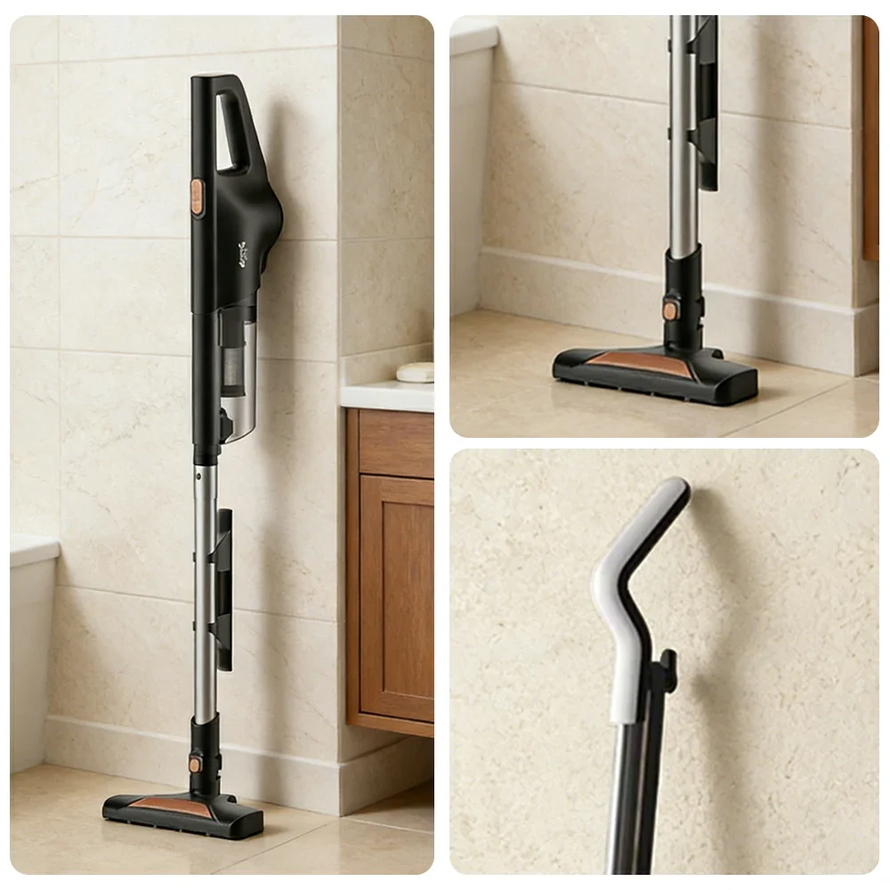 NEVORA 2-in-1 Vacuum Cleaner Upright and Handheld with Multi Stage Filtration Stainless Steel Airflow Design - Image 3