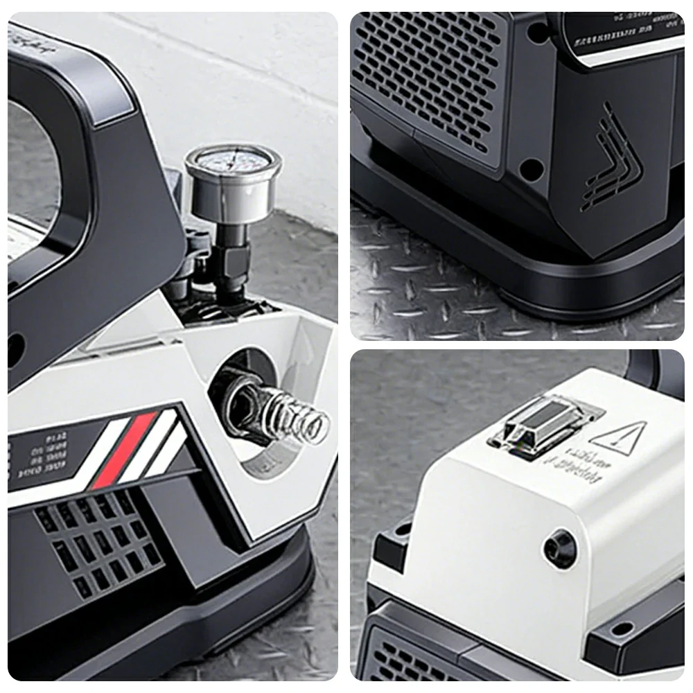 NEVORA High Pressure Washer with 1200W Induction Motor Auto Start Stop Dual Water Inlet and Pressure Gauge - Image 3