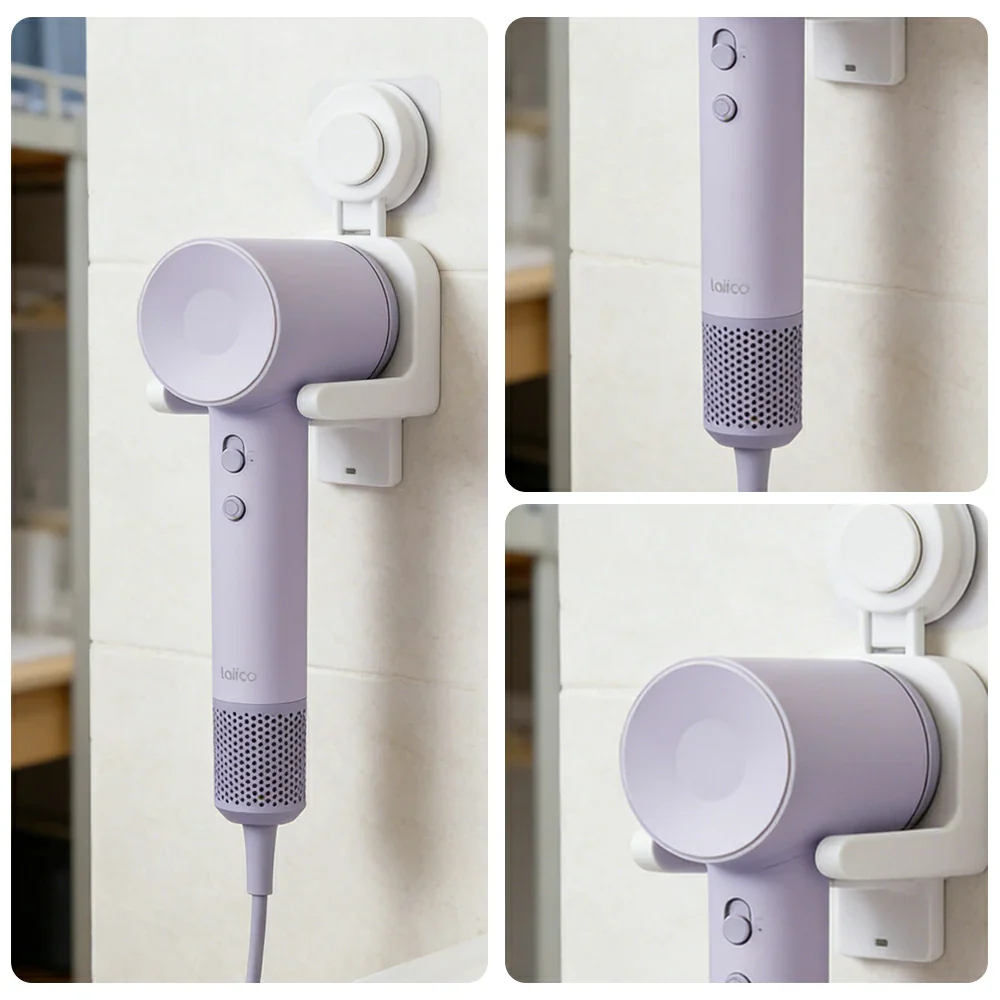 NEVORA High-Speed Hair Dryer - Intelligent Temperature Control, 200M Negative Ions, Low Noise, Magnetic Nozzle - Purple - Image 3