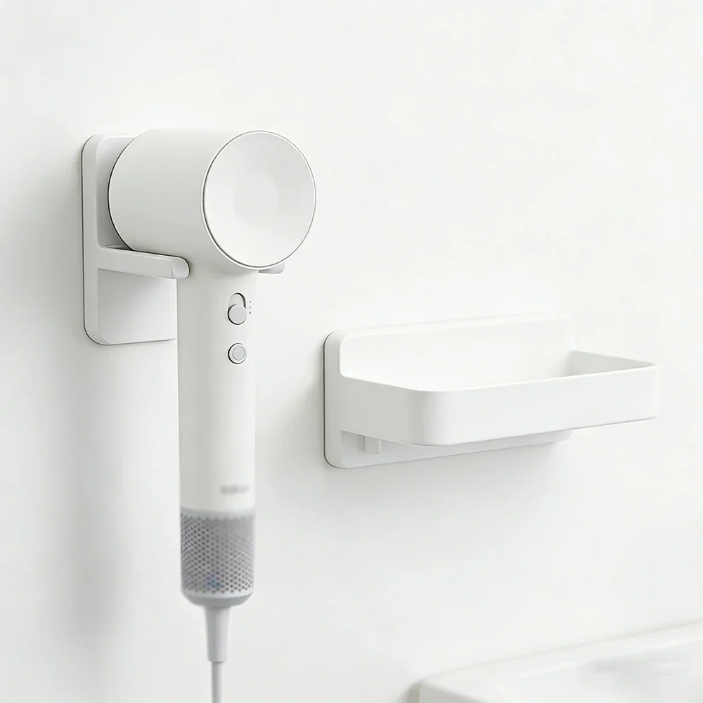 NEVORA High-Speed Hair Dryer - Intelligent Temperature Control, 200M Negative Ions, Low Noise, Magnetic Nozzle - White - Image 4