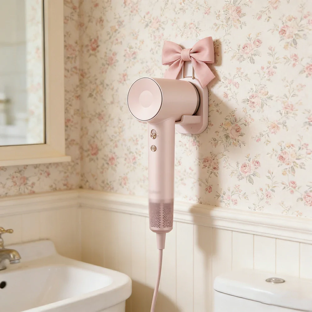 NEVORA High-Speed Hair Dryer - 110,000RPM Powerful Airflow, Nylon Fibreglass Body, Negative Ion Care, Magnetic Nozzle - Pink - Image 4