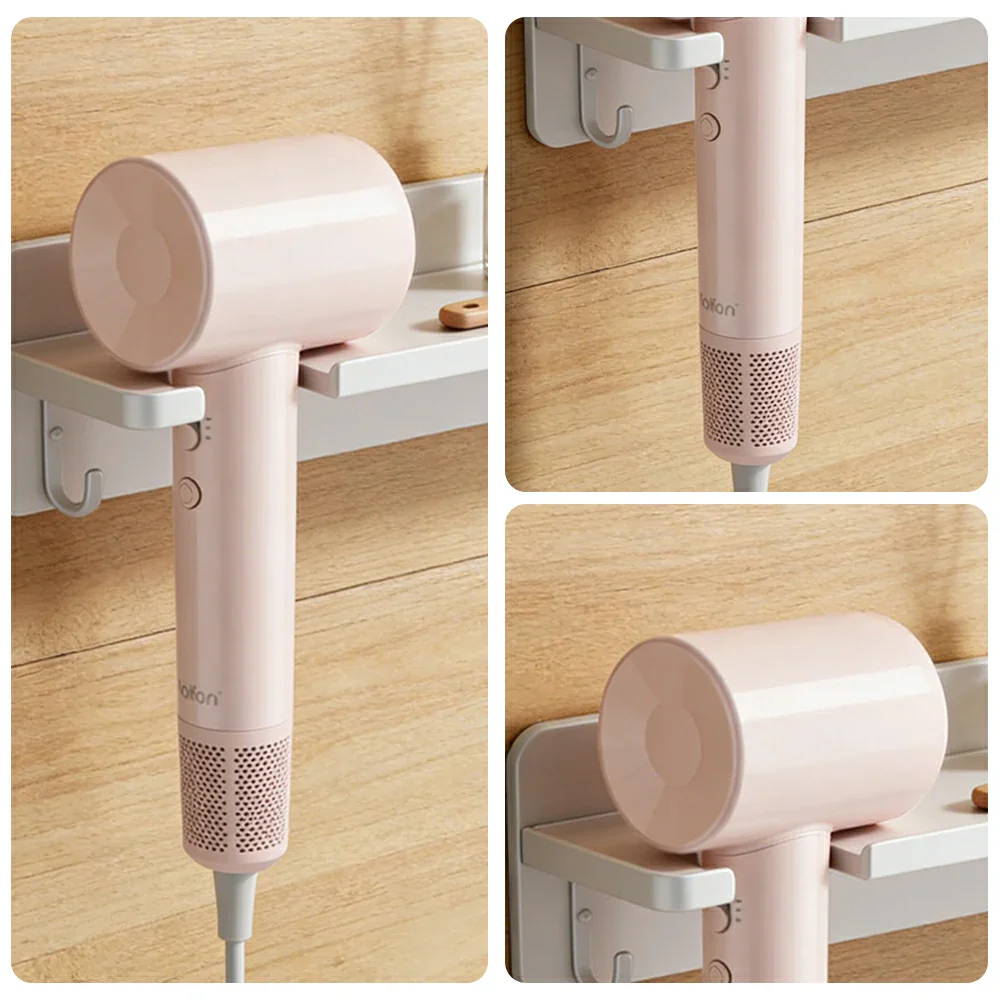 NEVORA High-Speed Hair Dryer - 100,000RPM Powerful Airflow, High-Gloss Finish, Negative Ion Care, Child Safe Mode - Pink - Image 3