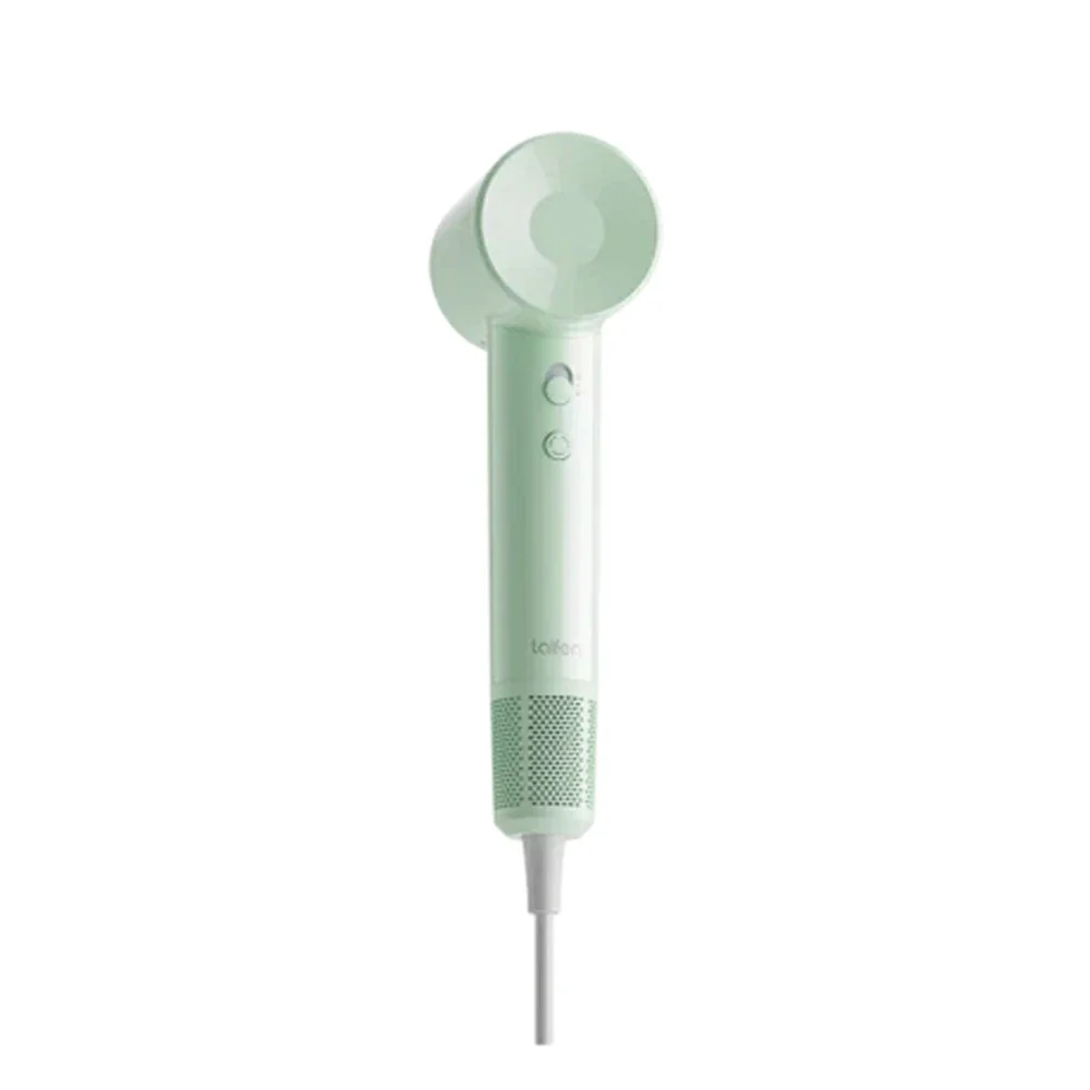 NEVORA High-Speed Hair Dryer - 100,000RPM Powerful Airflow, High-Gloss Finish, Negative Ion Care, Child Safe Mode - Green