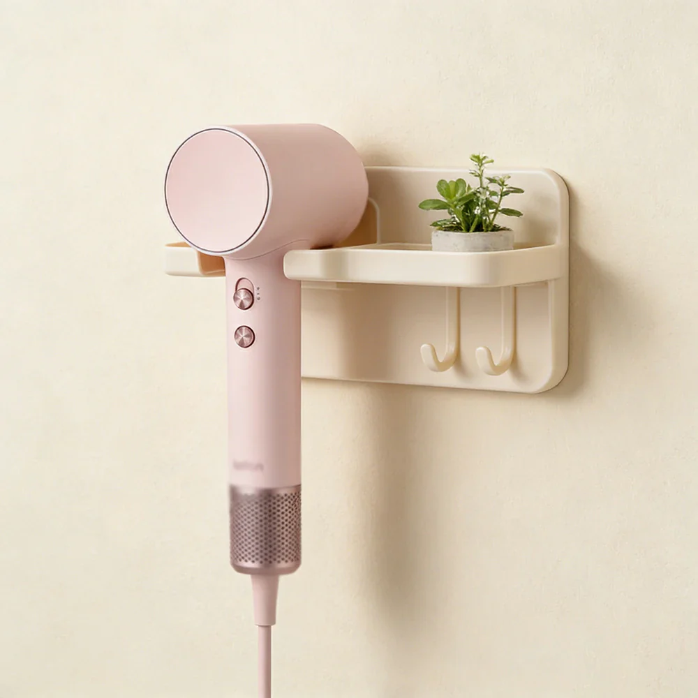 NEVORA High-Speed Hair Dryer - 110,000RPM Powerful Airflow, Soft-Touch Coating, 200M Negative Ions, Child Safe Mode - Pink - Image 4