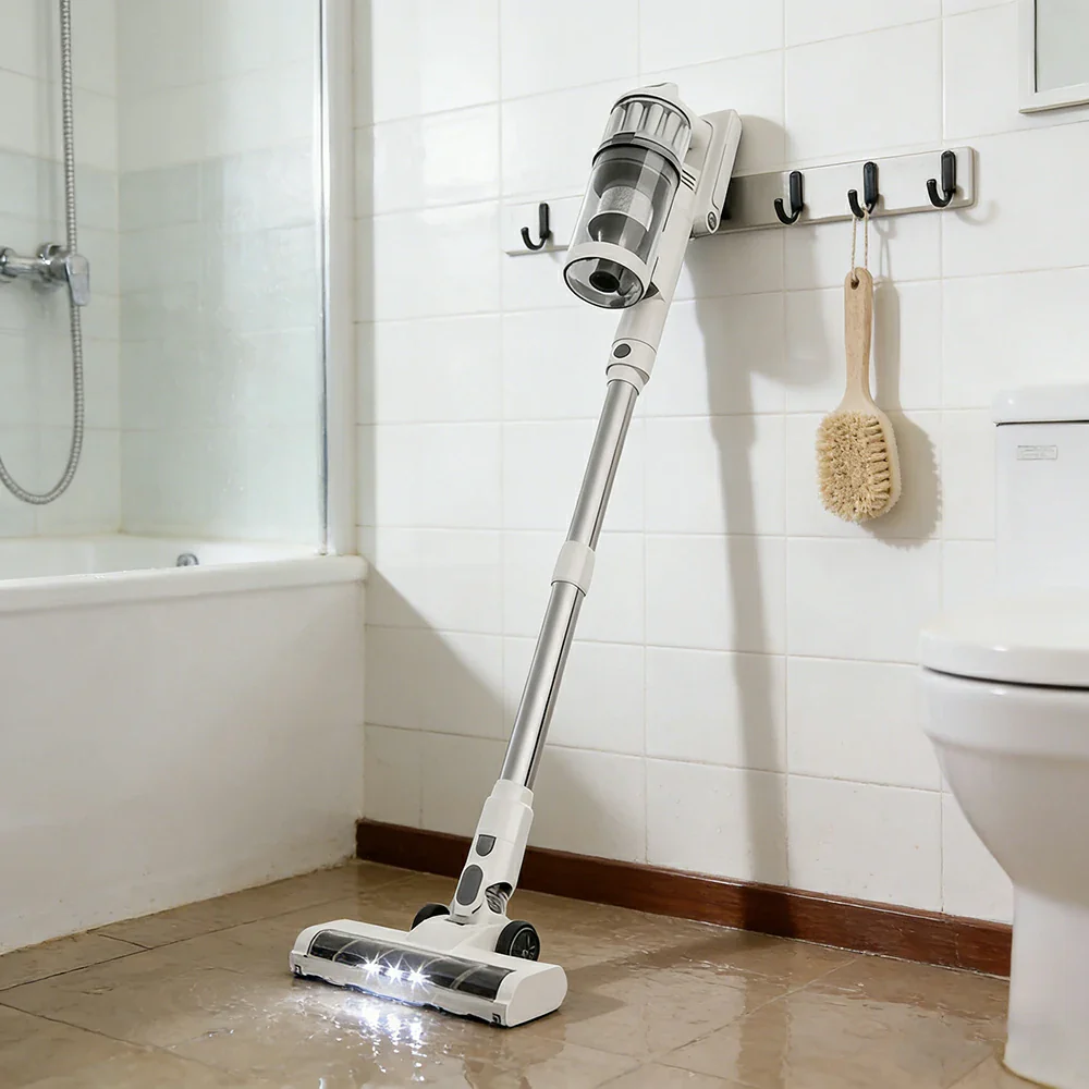 NEVORA Cordless Vacuum Cleaner with 40000Pa Suction Anti Tangle Roller Low Profile Head and Storage Stand - Image 2