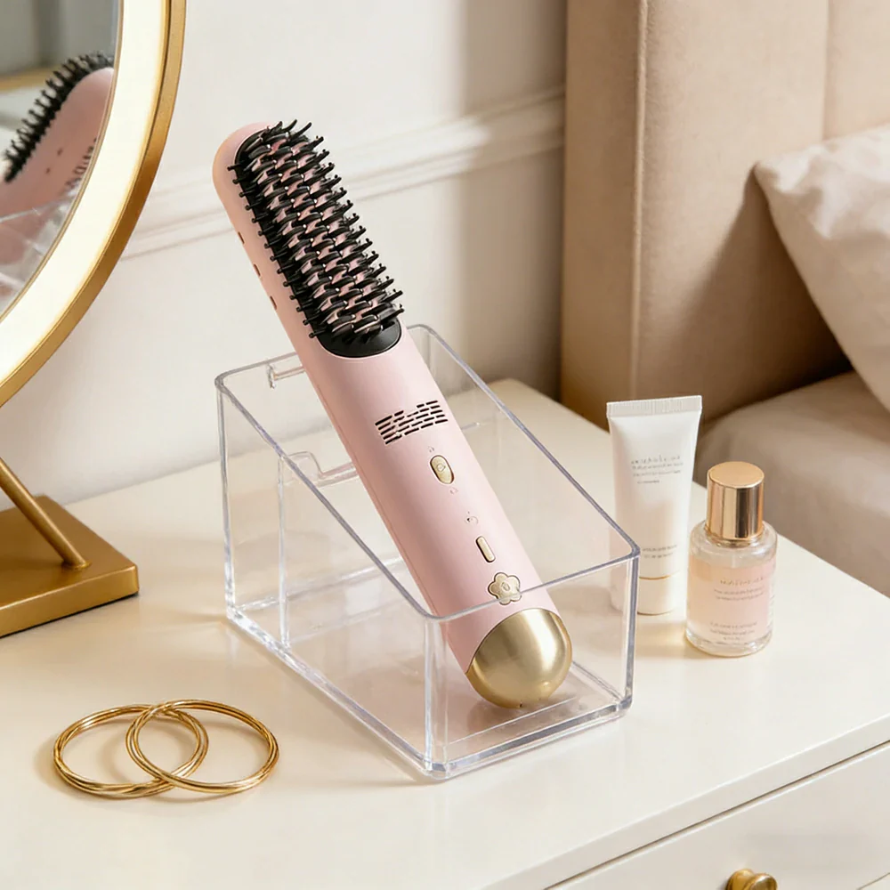 NEVORA Cordless Hair Styling Brush Fast Heating with Negative Ion Technology Thermal Balanced Design - Image 2