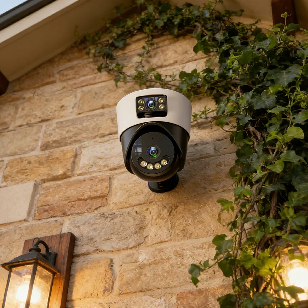 NEVORA Dual Lens Indoor Security Camera No Drill Installation Full Colour Day Night with Two Way Audio - Image 4