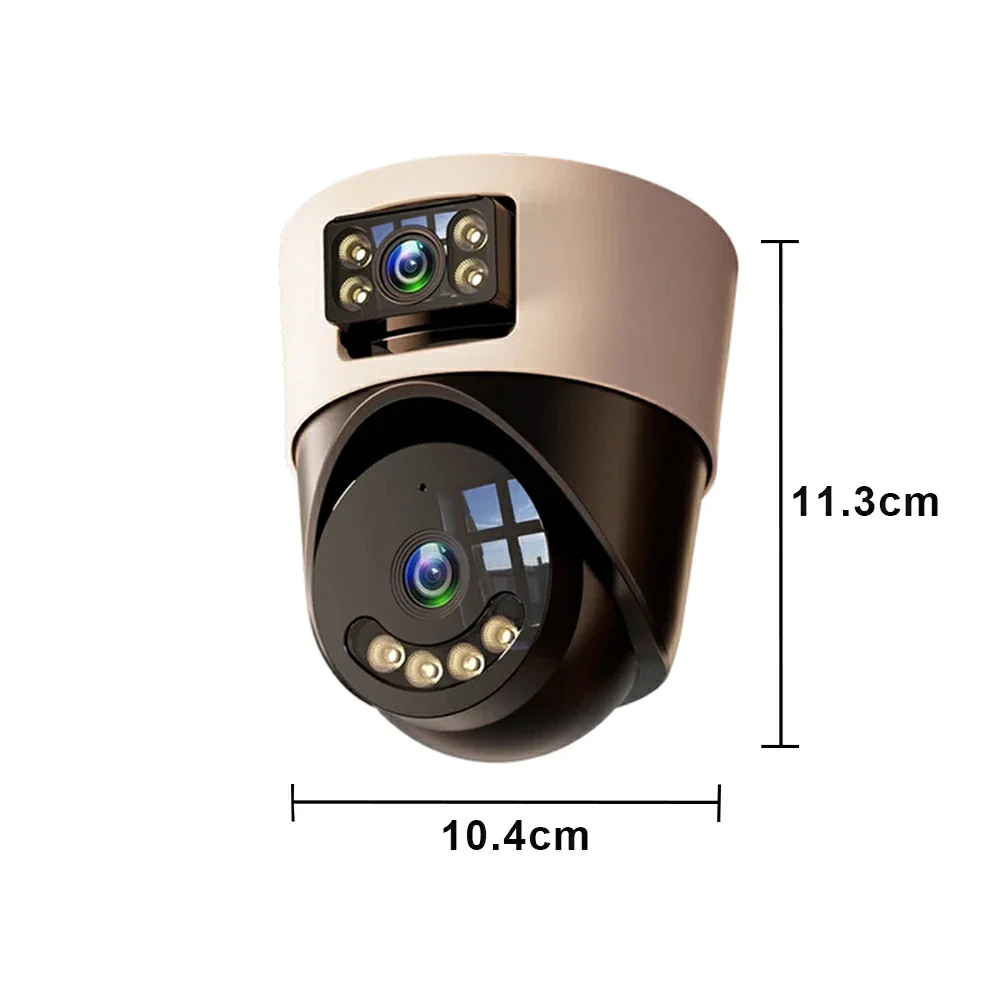NEVORA Dual Lens Indoor Security Camera No Drill Installation Full Colour Day Night with Two Way Audio - Image 5