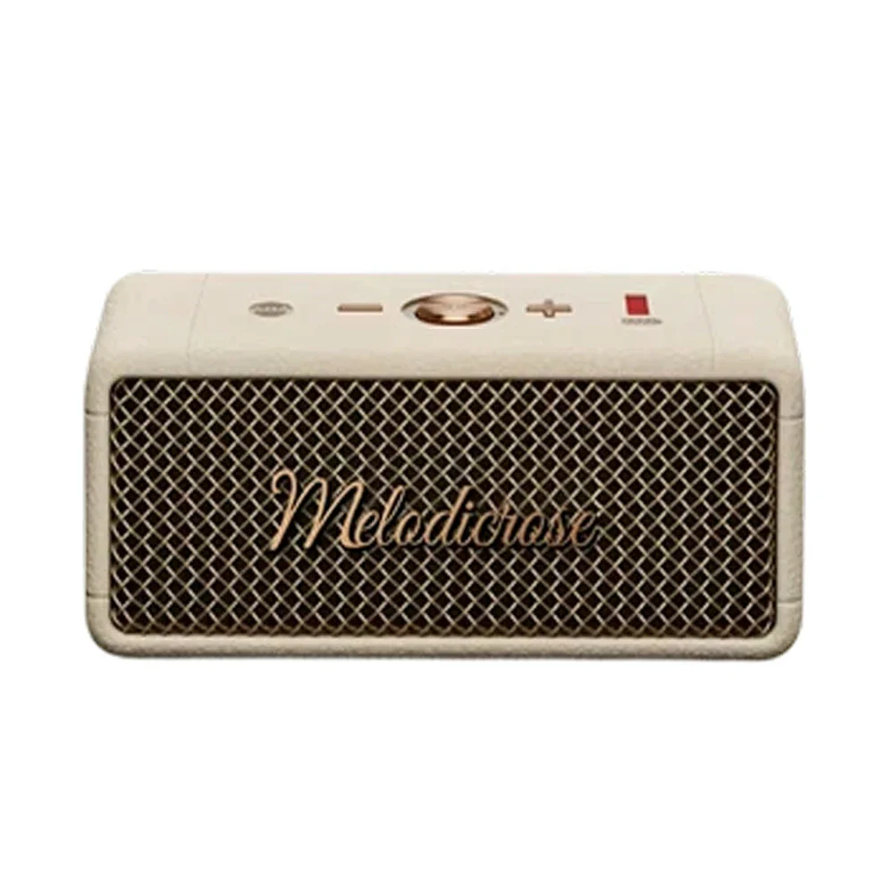 NEVORA Portable Bluetooth Speaker Waterproof Dustproof Long Battery Life Compact Design - White