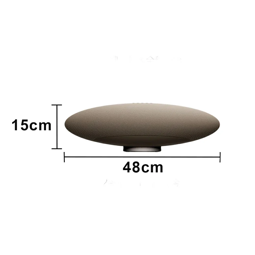 NEVORA Hi Res Bluetooth Speaker 96kHz 24bit Multi Channel Audio Dual Tweeter RGB Lighting Design - Gold - Image 5