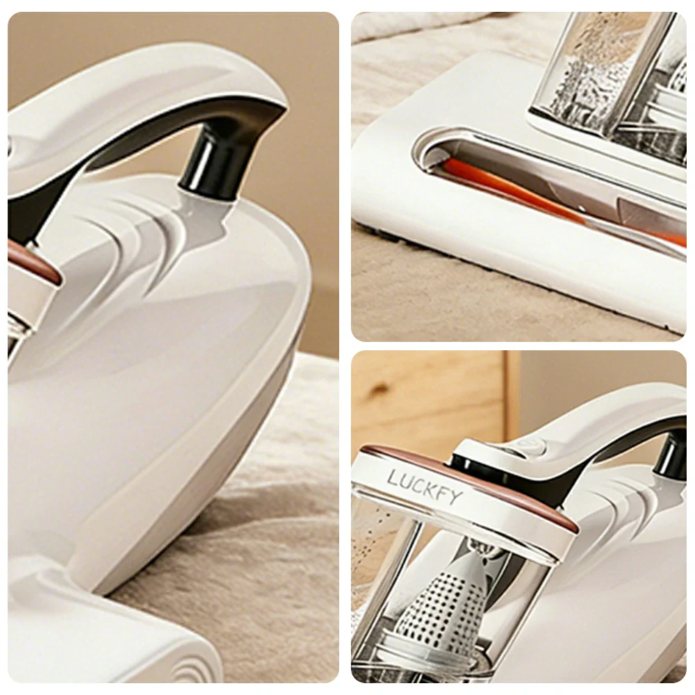 NEVORA Mite Vacuum Cleaner with 15000Pa Suction Dual Cup System Ultrasonic UV Sterilisation and Hot Air Drying - Image 3