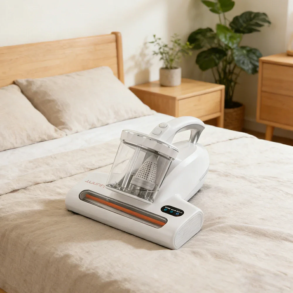 NEVORA Mattress Mite Remover Vacuum 14000Pa Powerful Suction UV Sterilisation Metal Beating Rod with Hot Air Drying - Image 4