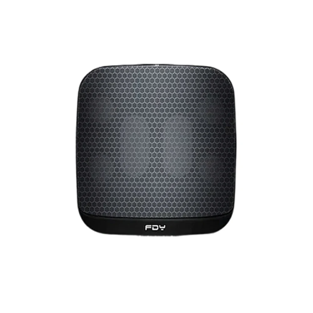 NEVORA Wall Mounted Bluetooth Speaker Ultra Slim Design with LED Ambient Light Metal Grille Wide Area Sound - Black