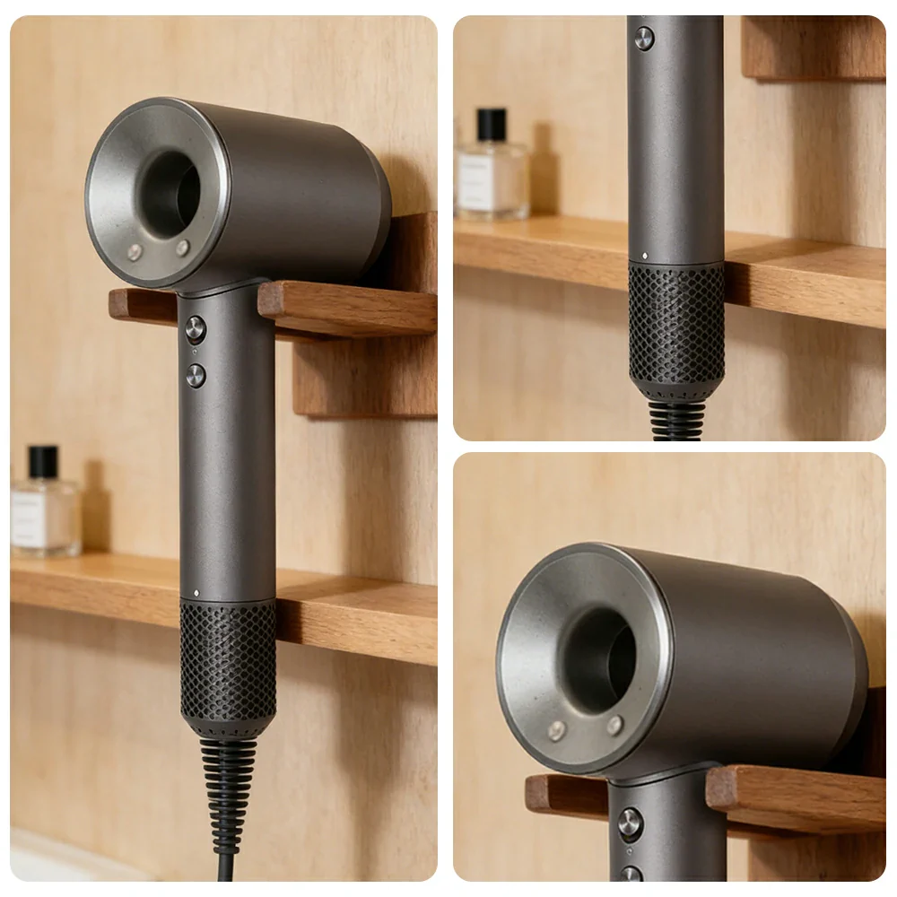 NEVORA High-Speed Hair Dryer - 120,000RPM Brushless Motor, 30m/s Powerful Airflow, Smart Care Modes, Magnetic Nozzle - Grey - Image 3