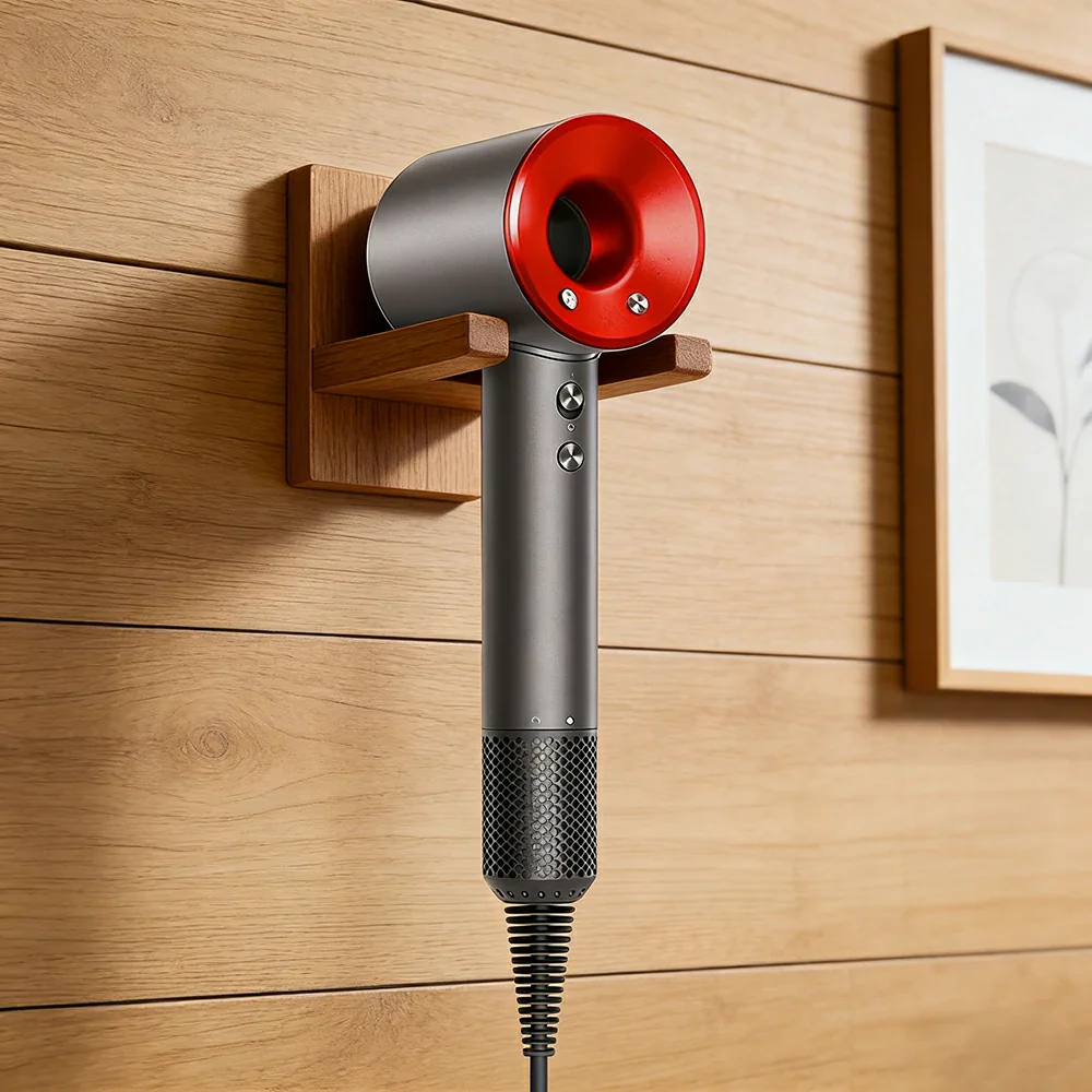 NEVORA High-Speed Hair Dryer - 120,000RPM Brushless Motor, 30m/s Powerful Airflow, Smart Care Modes, Magnetic Nozzle - Red - Image 2