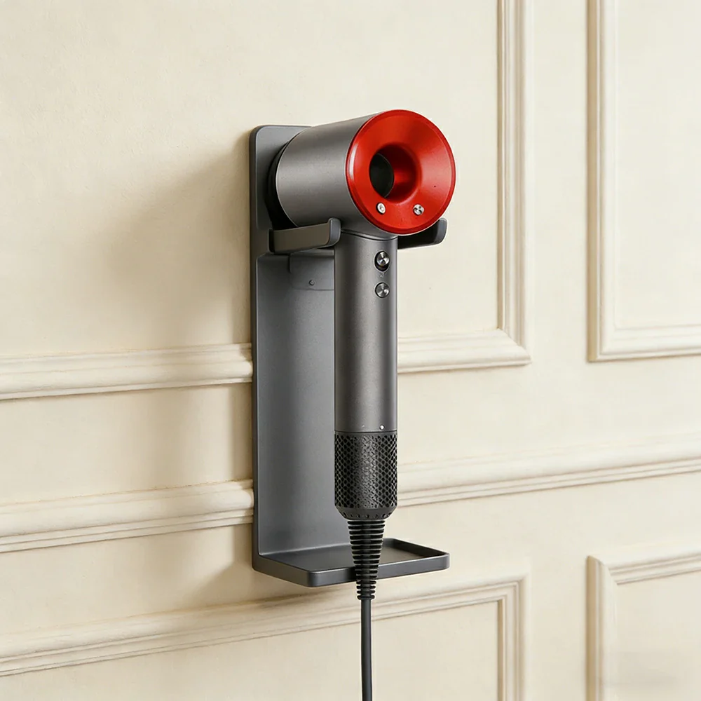 NEVORA High-Speed Hair Dryer - 120,000RPM Brushless Motor, 30m/s Powerful Airflow, Smart Care Modes, Magnetic Nozzle - Red - Image 4