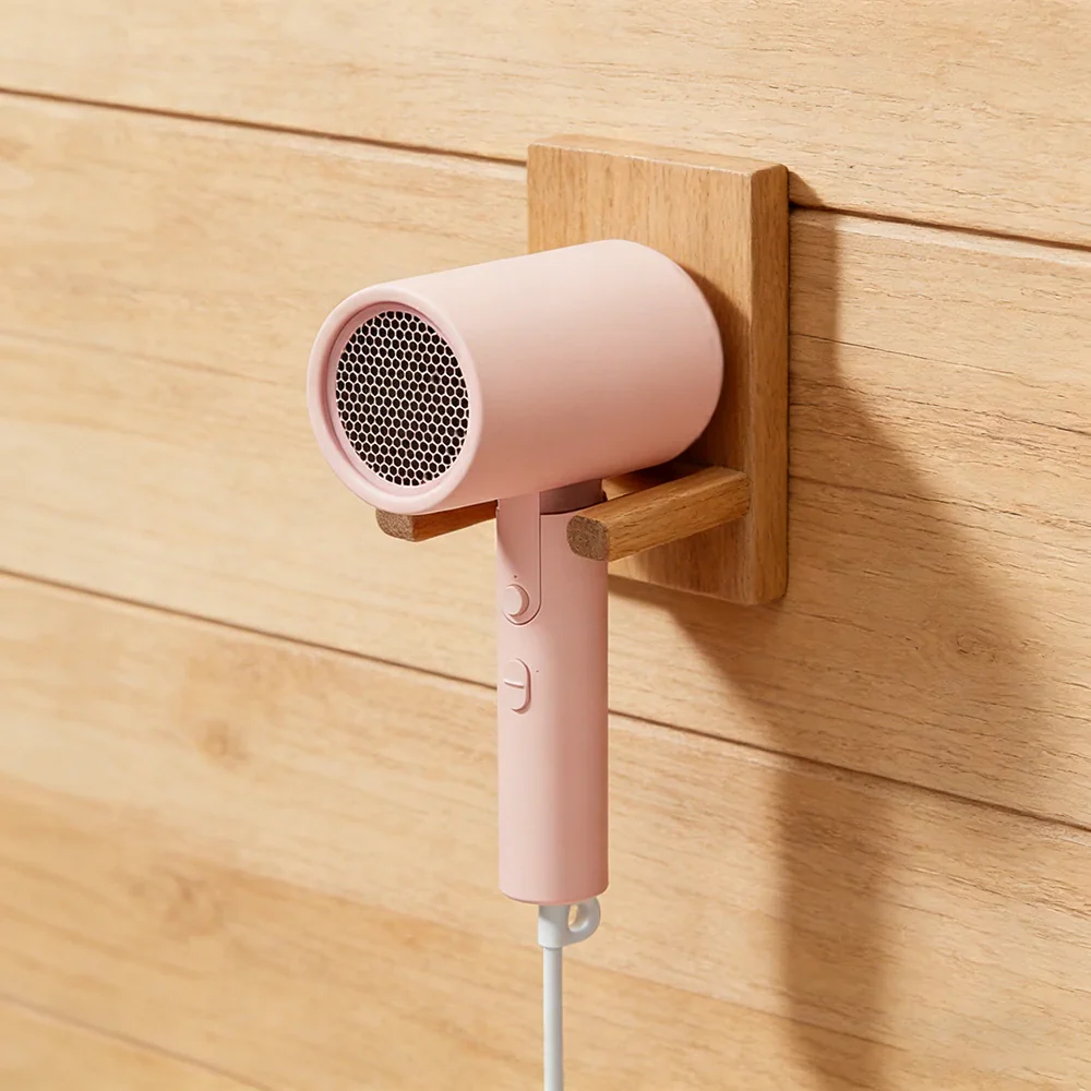 NEVORA Foldable Hair Dryer - 18,000RPM DC Motor, Negative Ion Care, Dual Speed & Heat Settings, Travel Friendly Design - Pink - Image 2