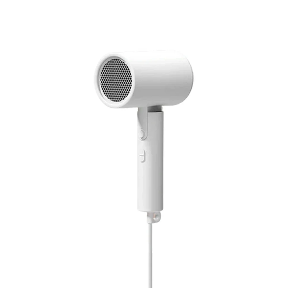 NEVORA Foldable Hair Dryer - 18,000RPM DC Motor, Negative Ion Care, Dual Speed & Heat Settings, Travel Friendly Design - White
