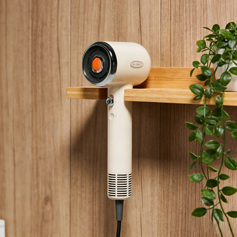 NEVORA High-Speed Hair Dryer - 110,000RPM Fast Drying, Dual Ion Technology, Ultra-Quiet 56dB, Family & Pet Friendly - White - Image 2