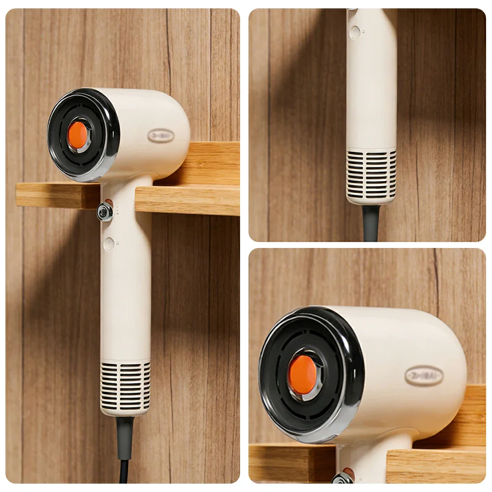 NEVORA High-Speed Hair Dryer - 110,000RPM Fast Drying, Dual Ion Technology, Ultra-Quiet 56dB, Family & Pet Friendly - White - Image 3